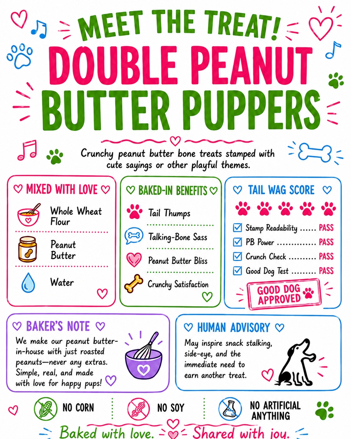 Double Peaanuts butter puppers
